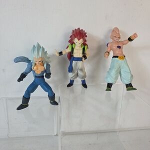 Unbranded Anime Fighter Figures Lot of 3 ~4 Inch